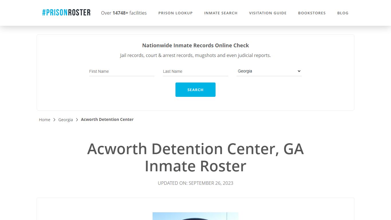 Acworth Detention Center, GA Inmate Roster - Prisonroster